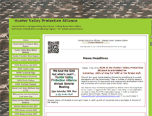 Tablet Screenshot of huntervalleyprotectionalliance.com